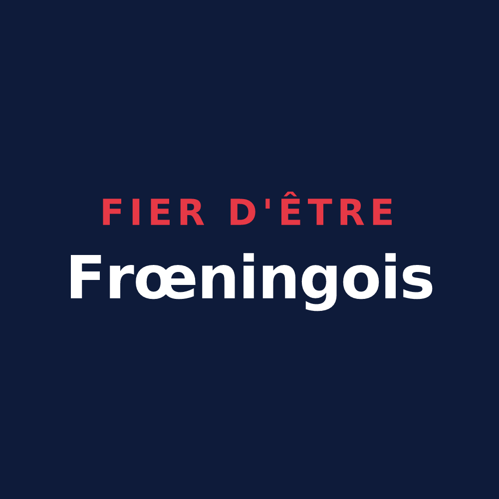 T-shirt « Fier d'être Frœningois » — design pour Frœningen