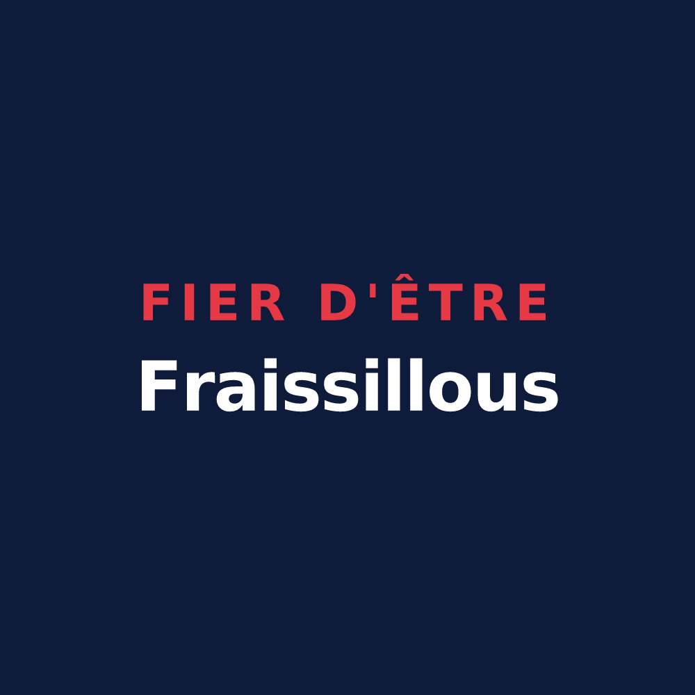T-shirt « Fier d'être Fraissillous » — design pour Fraisses
