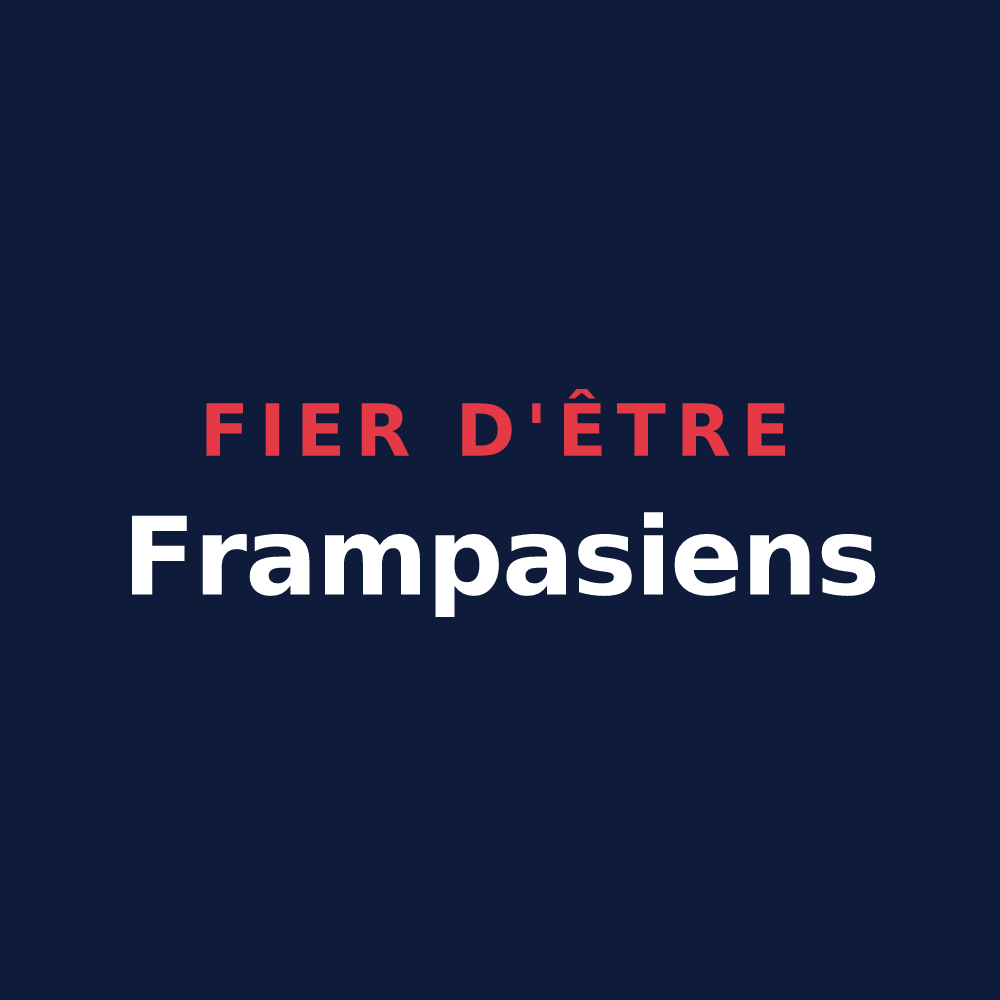 T-shirt « Fier d'être Frampasiens » — design pour Frampas