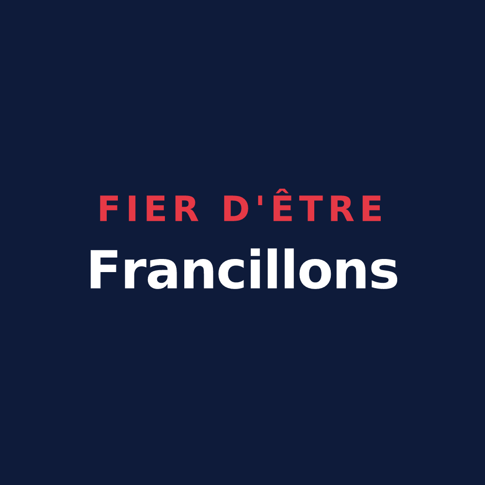 T-shirt « Fier d'être Francillons » — design pour Françay