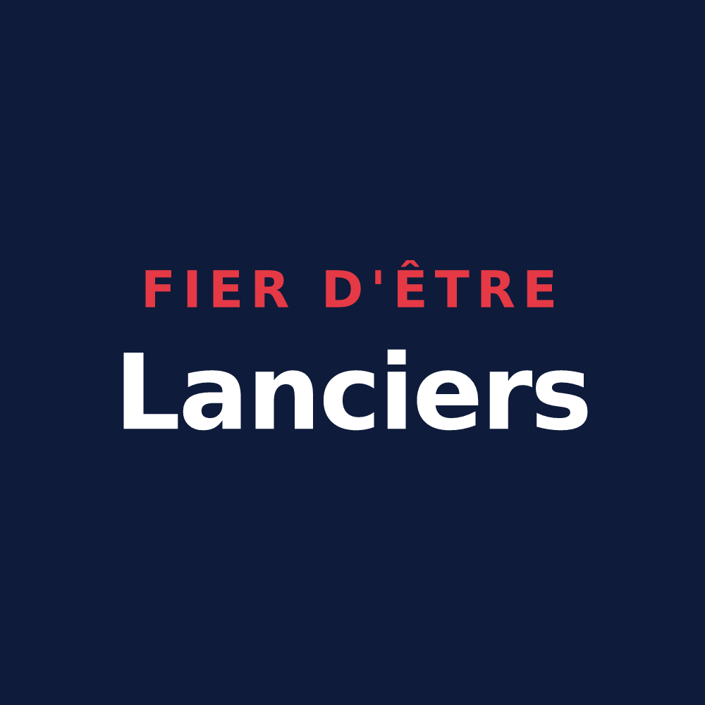T-shirt « Fier d'être Lanciers » — design pour Franchesse