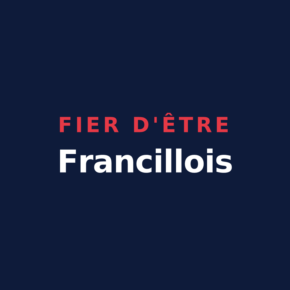 T-shirt « Fier d'être Francillois » — design pour Francilly-Selency