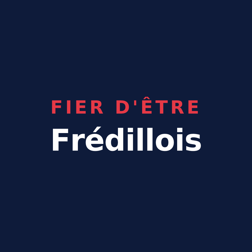 T-shirt « Fier d'être Frédillois » — design pour Frédille