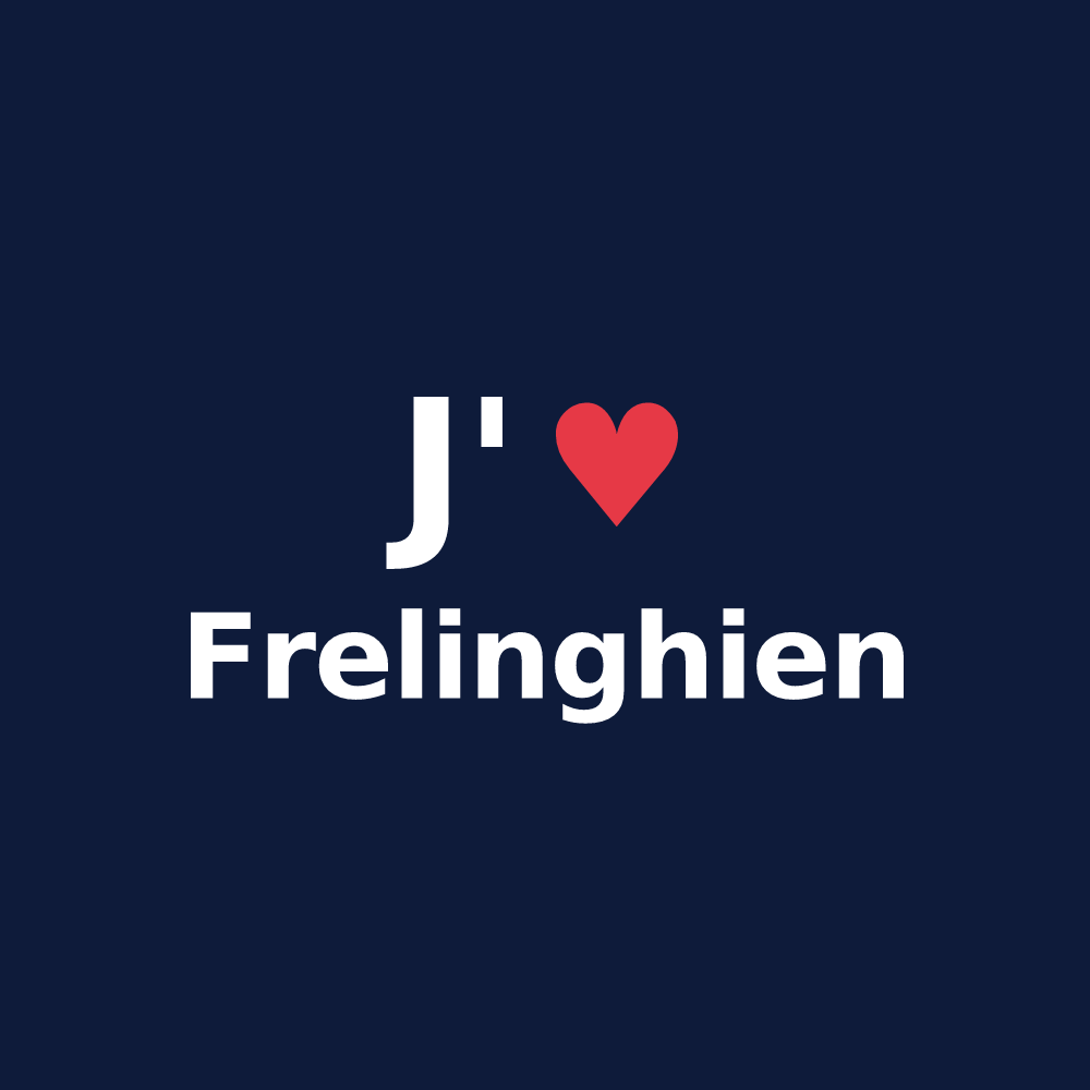 T-shirt personnalisé Frelinghien — design J'aime Frelinghien