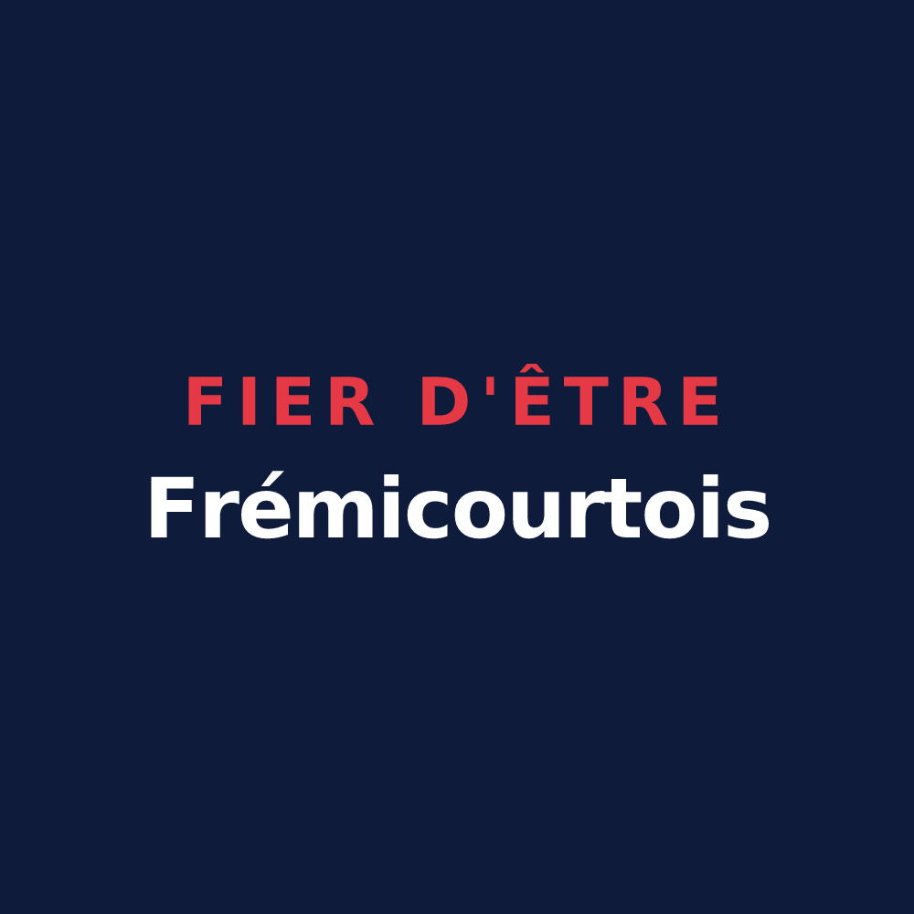 T-shirt « Fier d'être Frémicourtois » — design pour Frémicourt