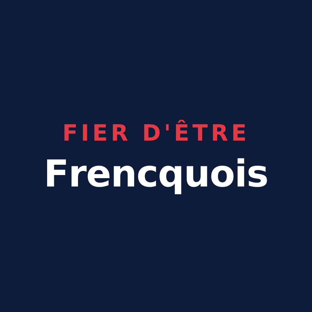 T-shirt « Fier d'être Frencquois » — design pour Frencq