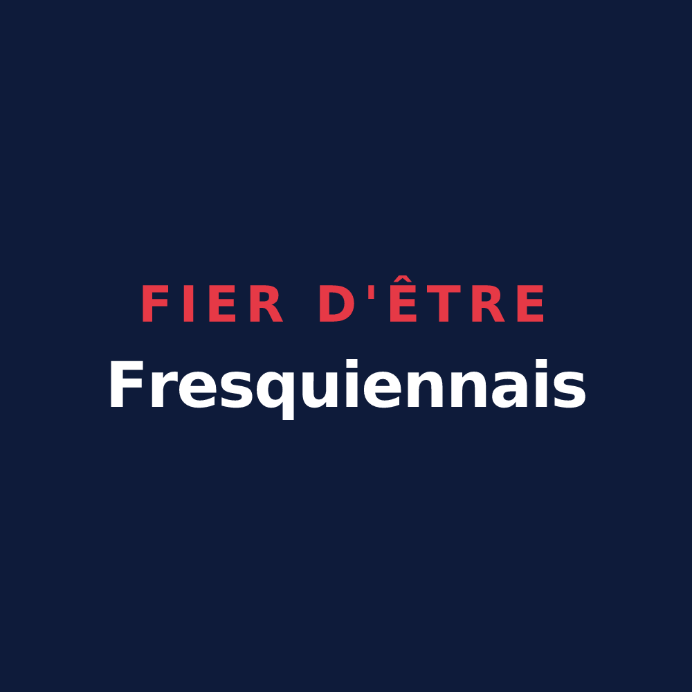 T-shirt « Fier d'être Fresquiennais » — design pour Fresquiennes