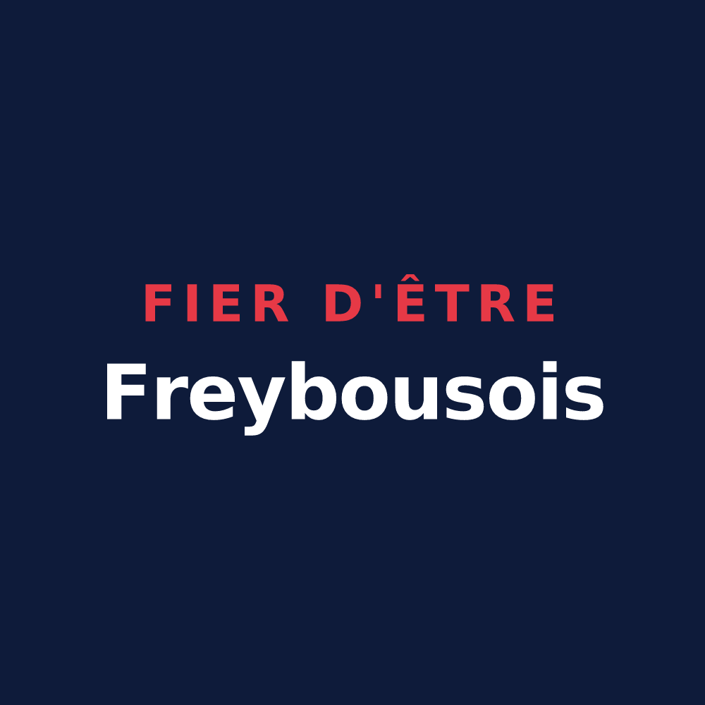 T-shirt « Fier d'être Freybousois » — design pour Freybouse