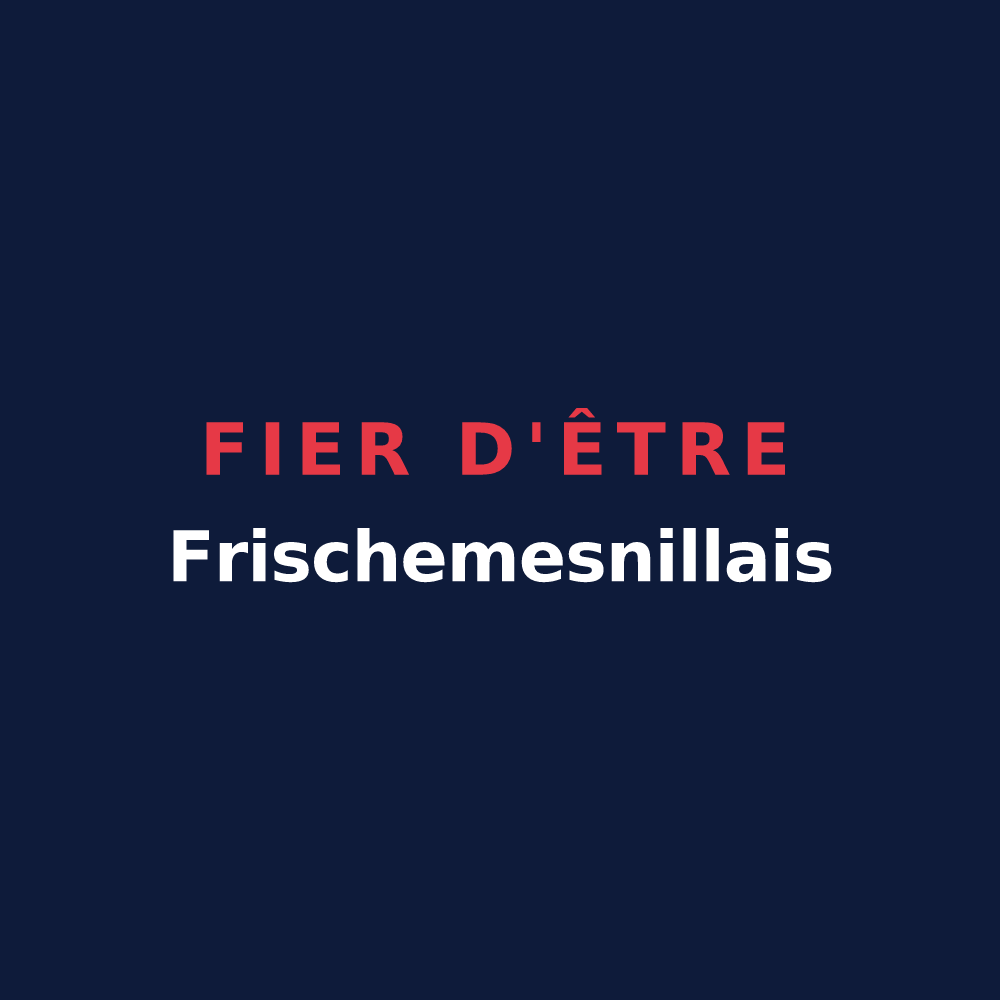 T-shirt « Fier d'être Frischemesnillais » — design pour Frichemesnil