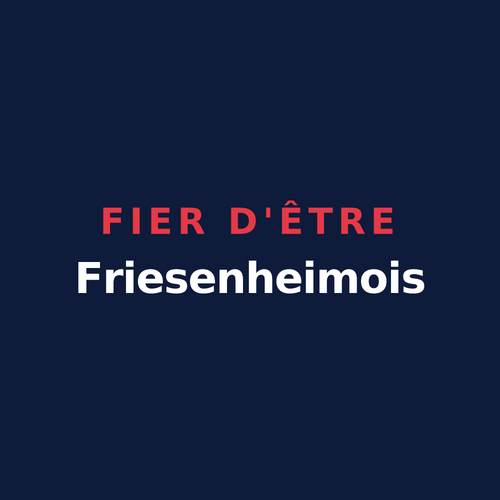 T-shirt « Fier d'être Friesenheimois » — design pour Friesenheim