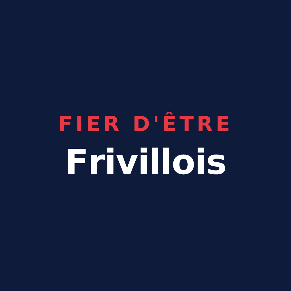 T-shirt « Fier d'être Frivillois » — design pour Friville-Escarbotin