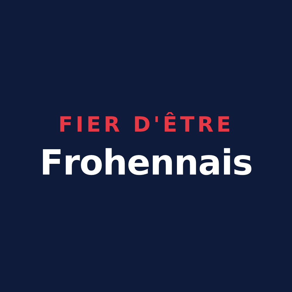 T-shirt « Fier d'être Frohennais » — design pour Frohen-sur-Authie