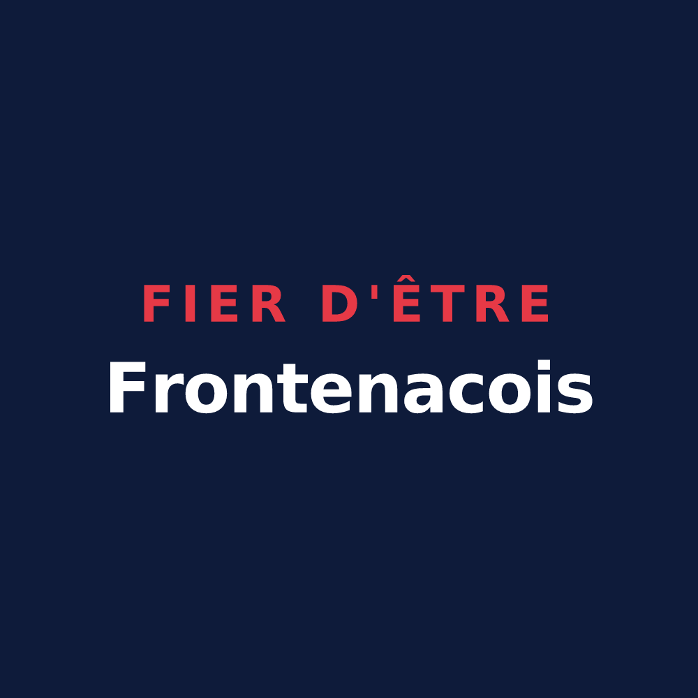 T-shirt « Fier d'être Frontenacois » — design pour Frontenac