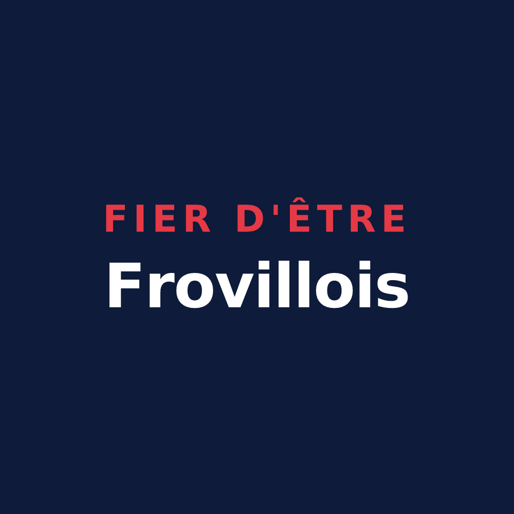 T-shirt « Fier d'être Frovillois » — design pour Froville