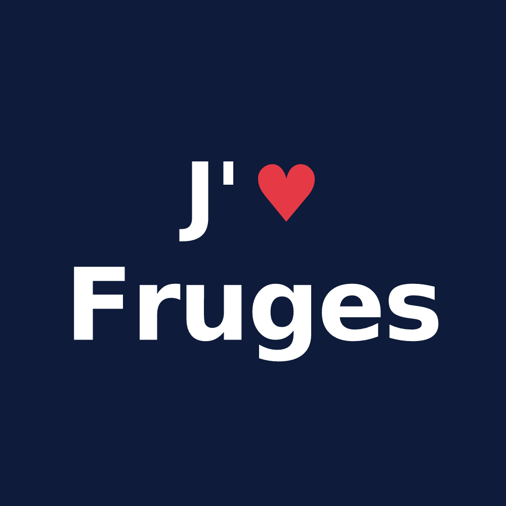 T-shirt personnalisé Fruges — design J'aime Fruges