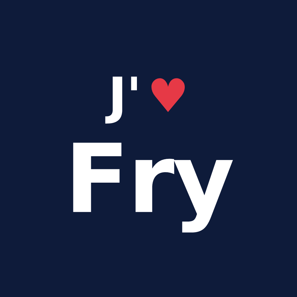 T-shirt personnalisé Fry — design J'aime Fry