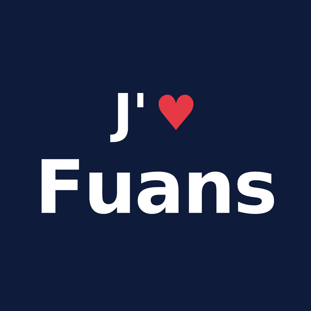 T-shirt personnalisé Fuans — design J'aime Fuans