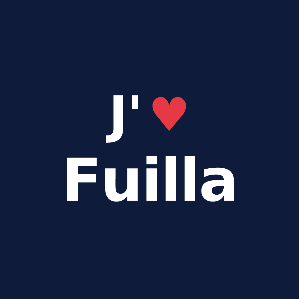 T-shirt personnalisé Fuilla — design J'aime Fuilla