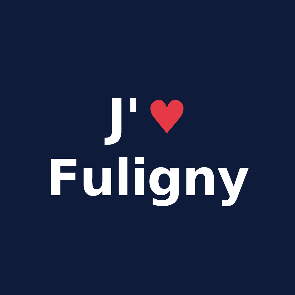 T-shirt personnalisé Fuligny — design J'aime Fuligny