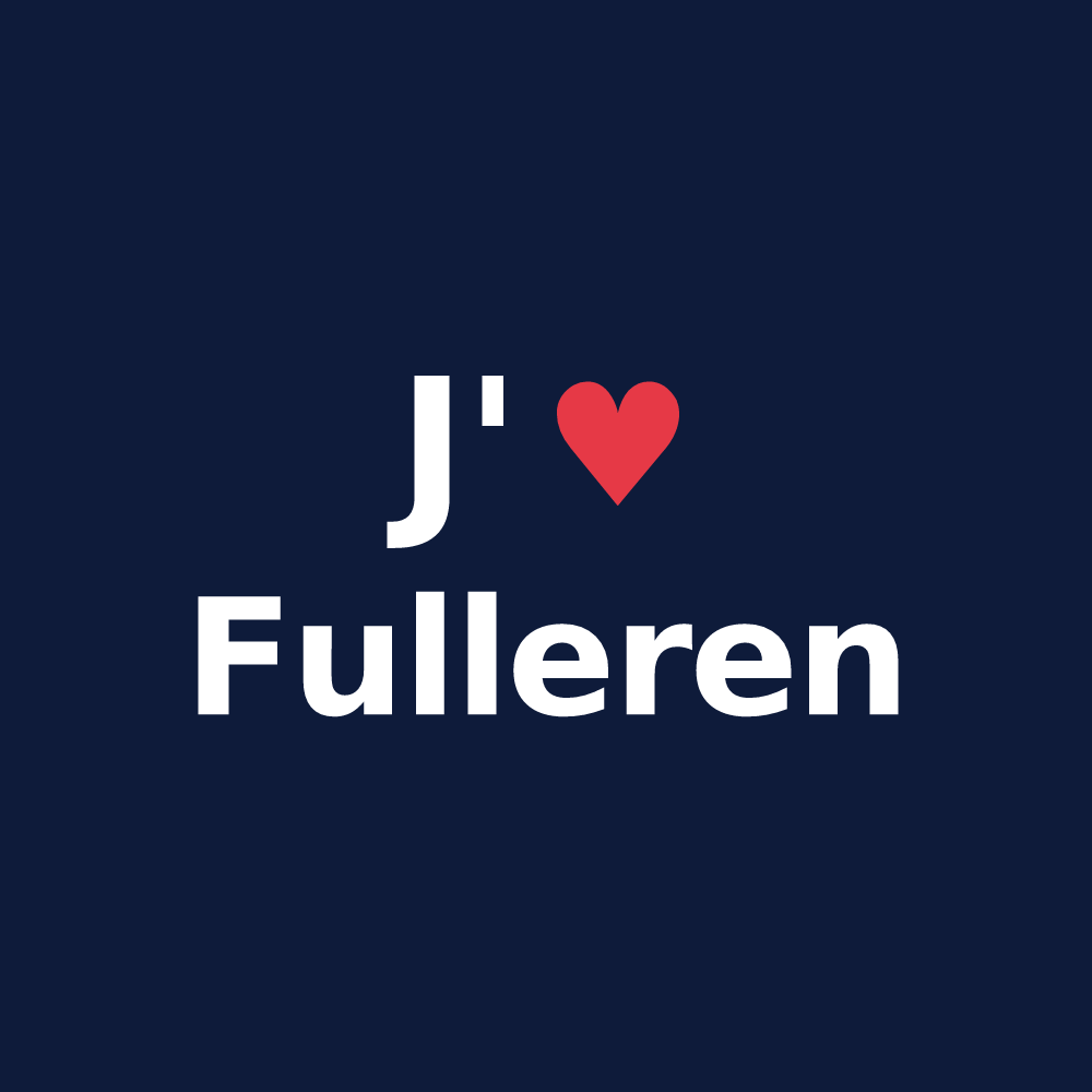 T-shirt personnalisé Fulleren — design J'aime Fulleren