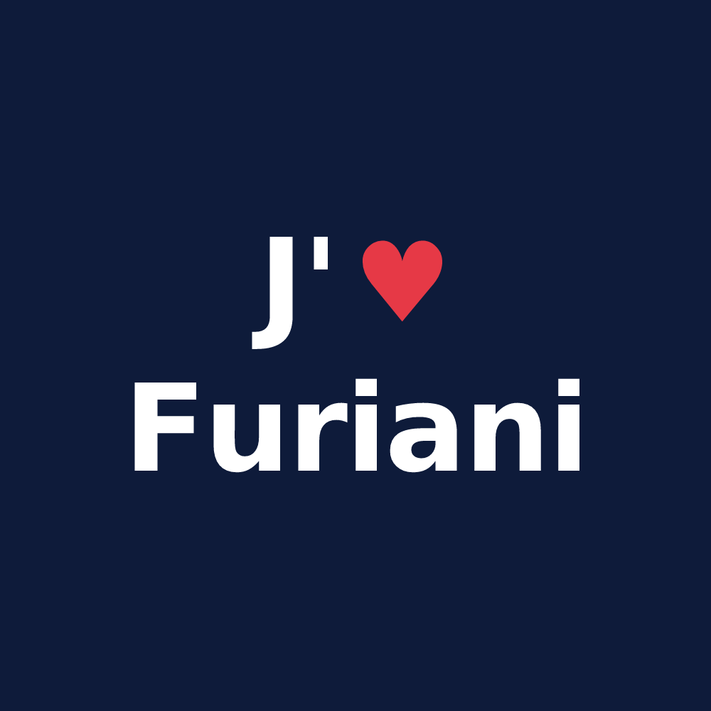 T-shirt personnalisé Furiani — design J'aime Furiani