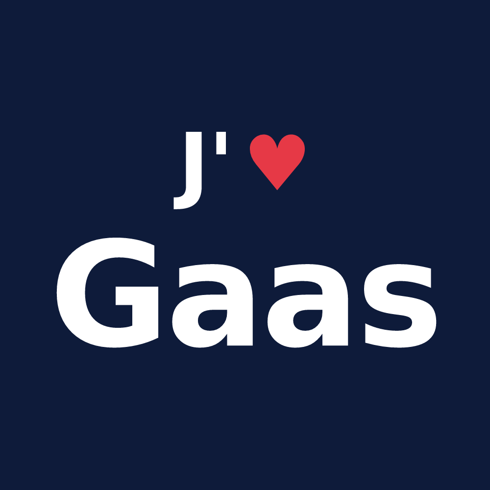 T-shirt personnalisé Gaas — design J'aime Gaas
