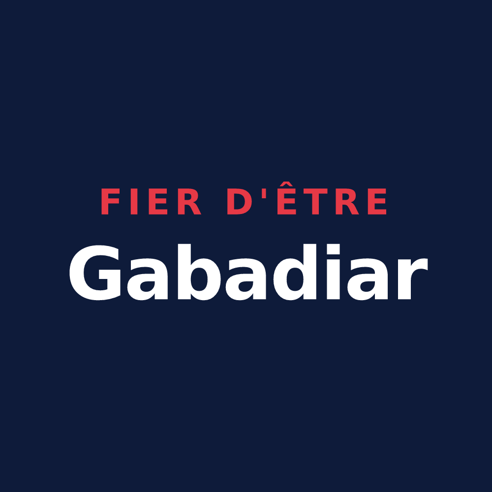 T-shirt « Fier d'être Gabadiar » — design pour Gabat