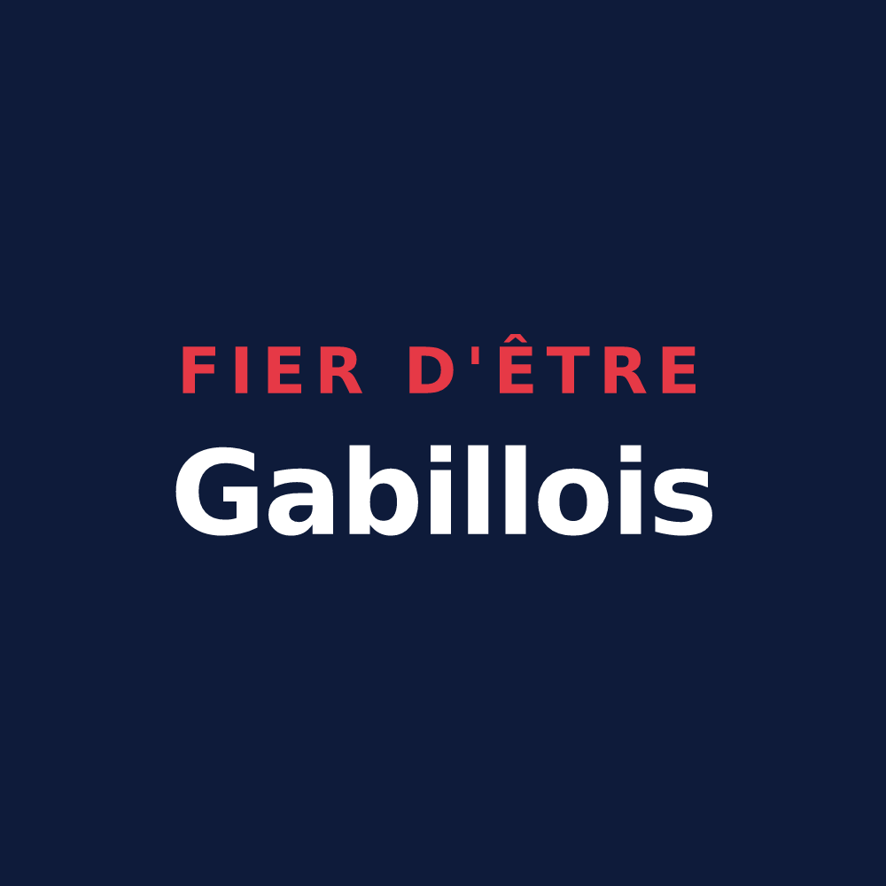 T-shirt « Fier d'être Gabillois » — design pour Gabillou