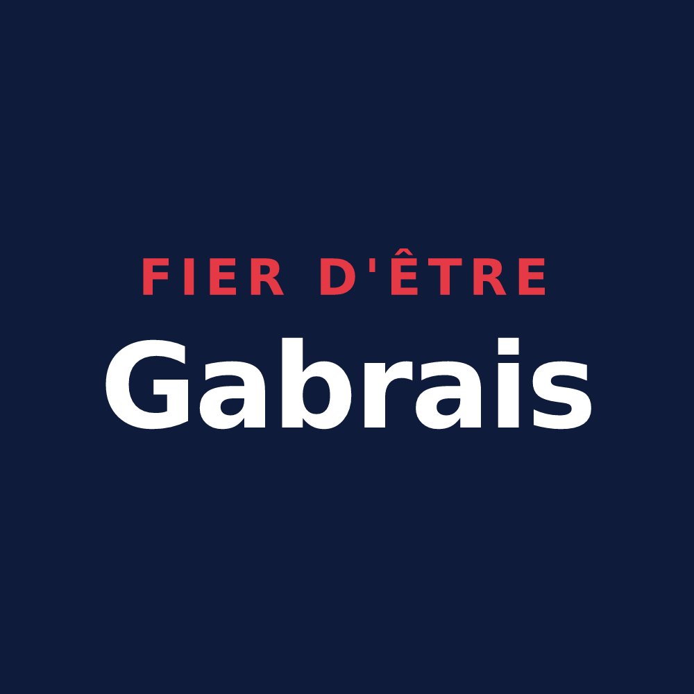 T-shirt « Fier d'être Gabrais » — design pour Gabre