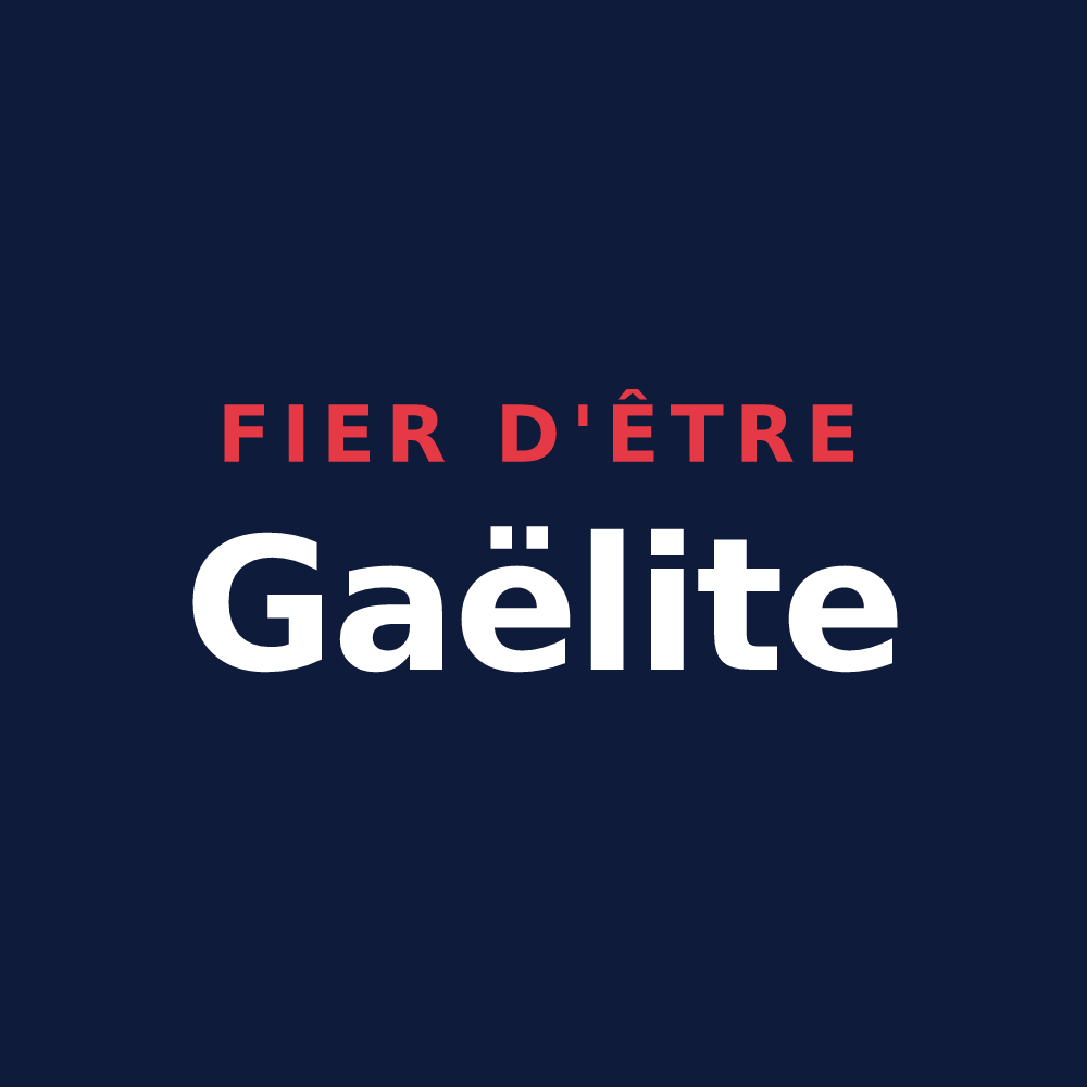 T-shirt « Fier d'être Gaëlite » — design pour Gaël