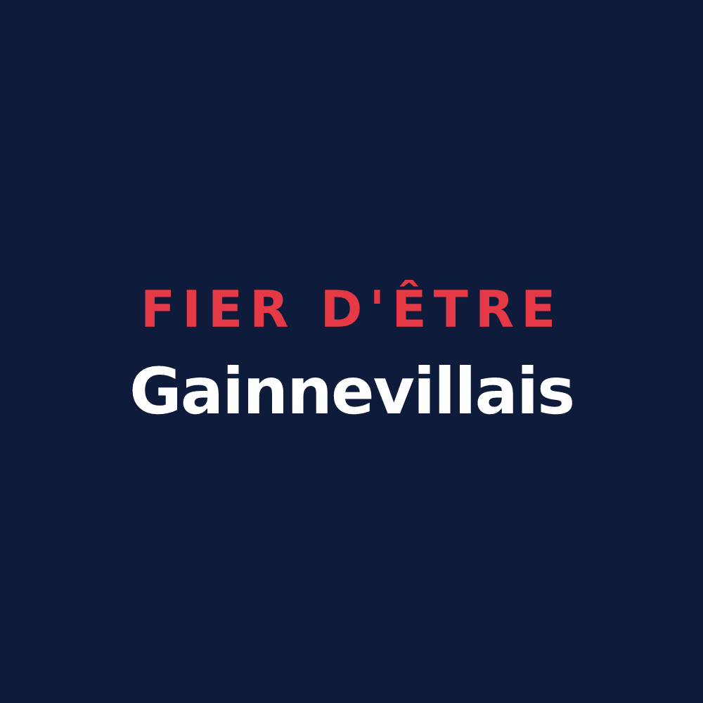 T-shirt « Fier d'être Gainnevillais » — design pour Gainneville