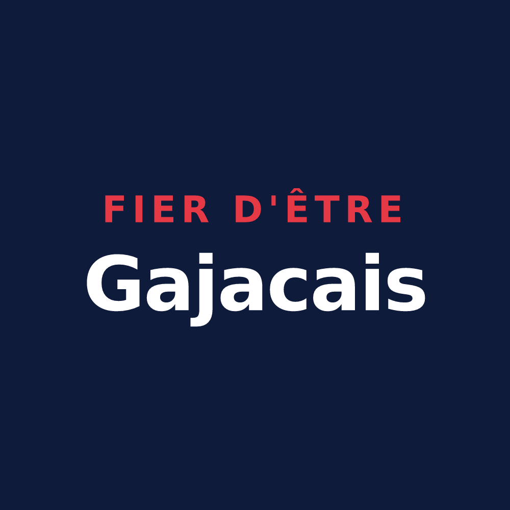 T-shirt « Fier d'être Gajacais » — design pour Gajac