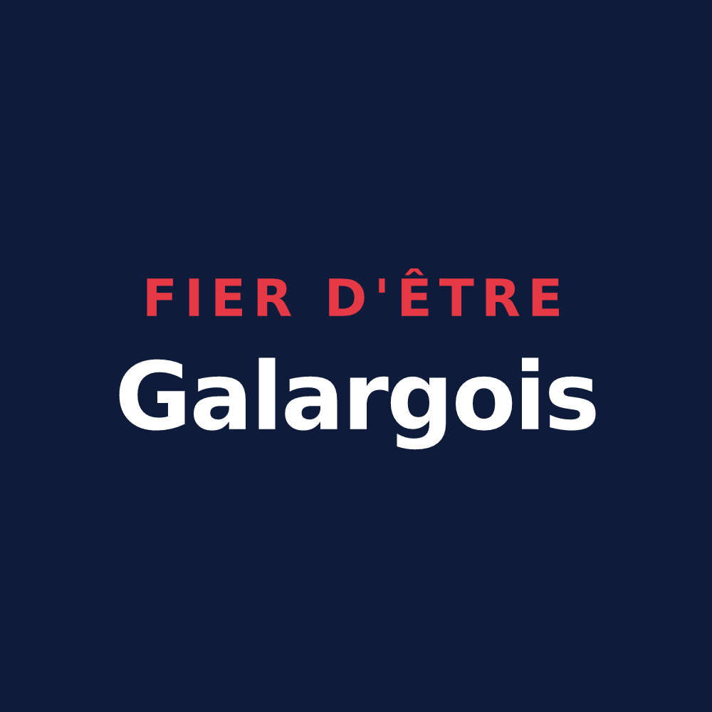 T-shirt « Fier d'être Galargois » — design pour Galargues