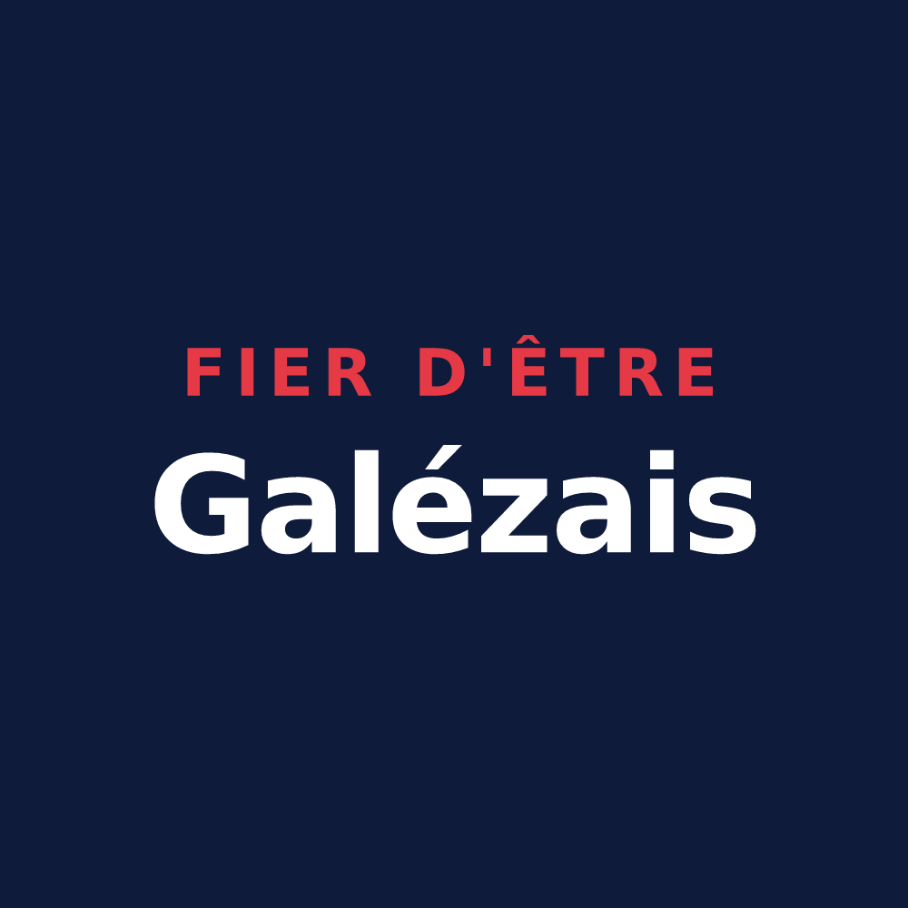 T-shirt « Fier d'être Galézais » — design pour Galez