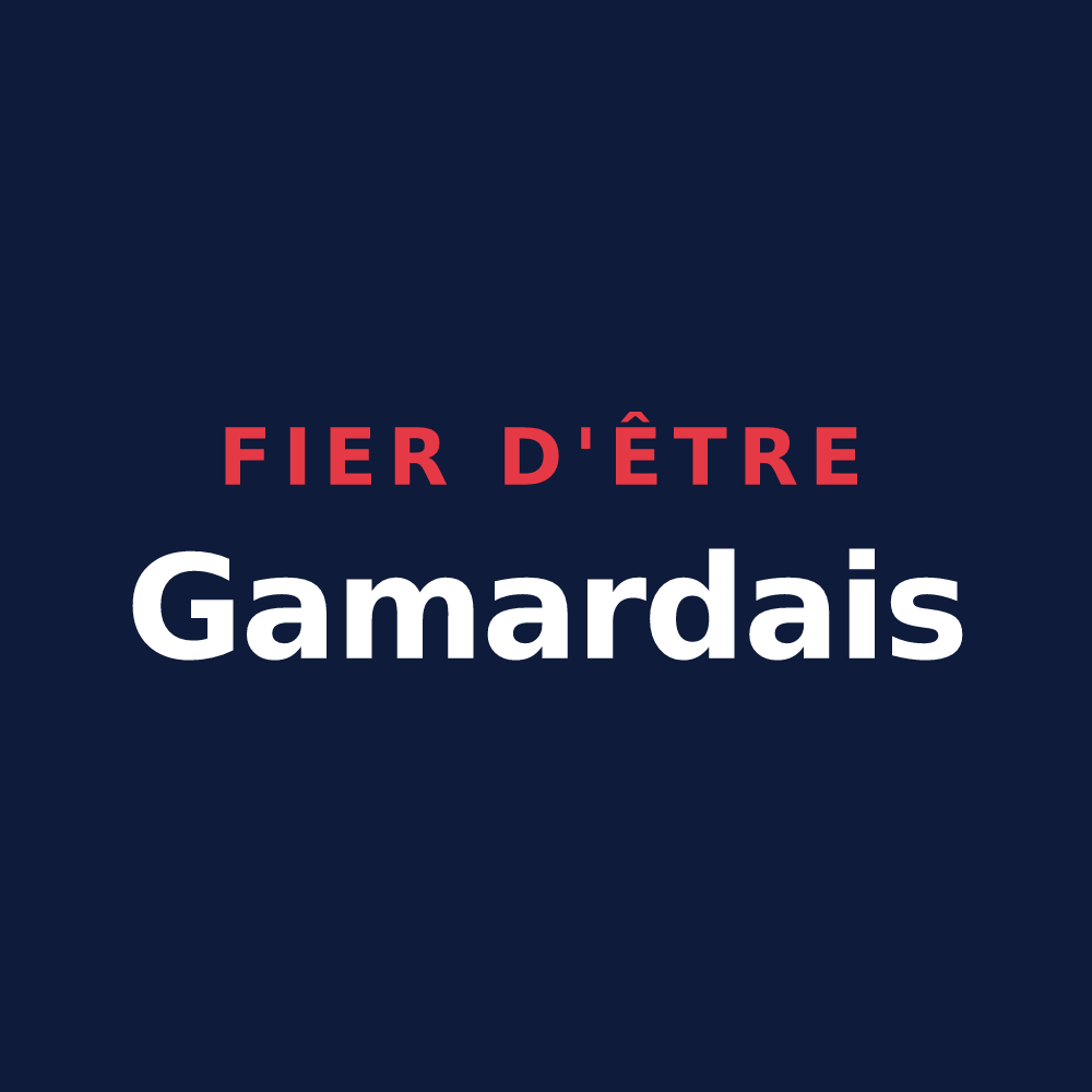 T-shirt « Fier d'être Gamardais » — design pour Gamarde-les-Bains