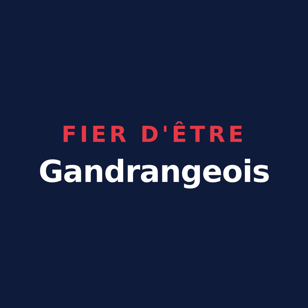 T-shirt « Fier d'être Gandrangeois » — design pour Gandrange