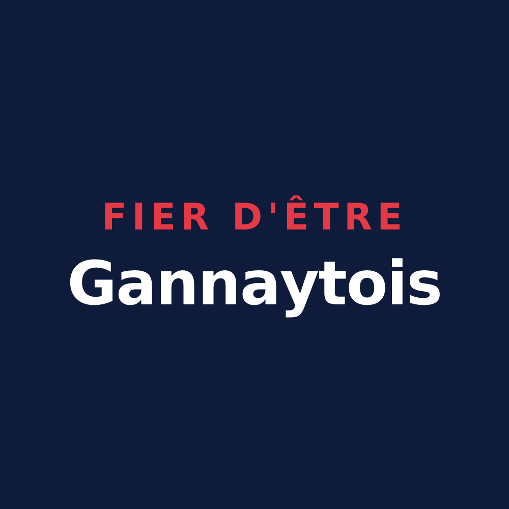 T-shirt « Fier d'être Gannaytois » — design pour Gannay-sur-Loire