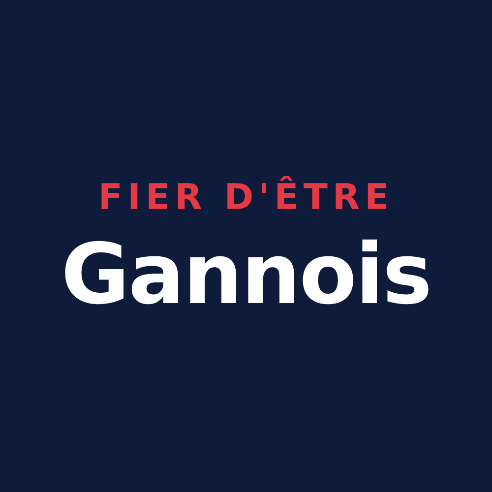 T-shirt « Fier d'être Gannois » — design pour Gannes