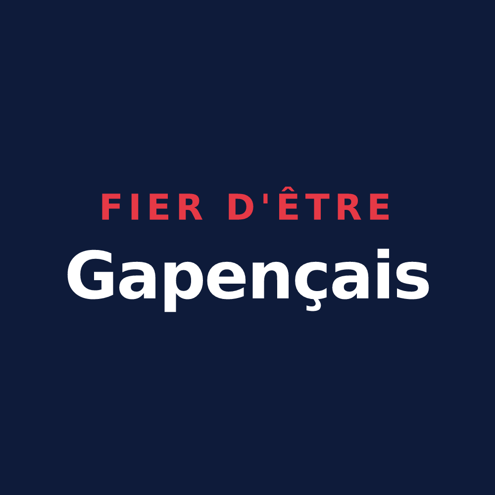 T-shirt « Fier d'être Gapençais » — design pour Gap