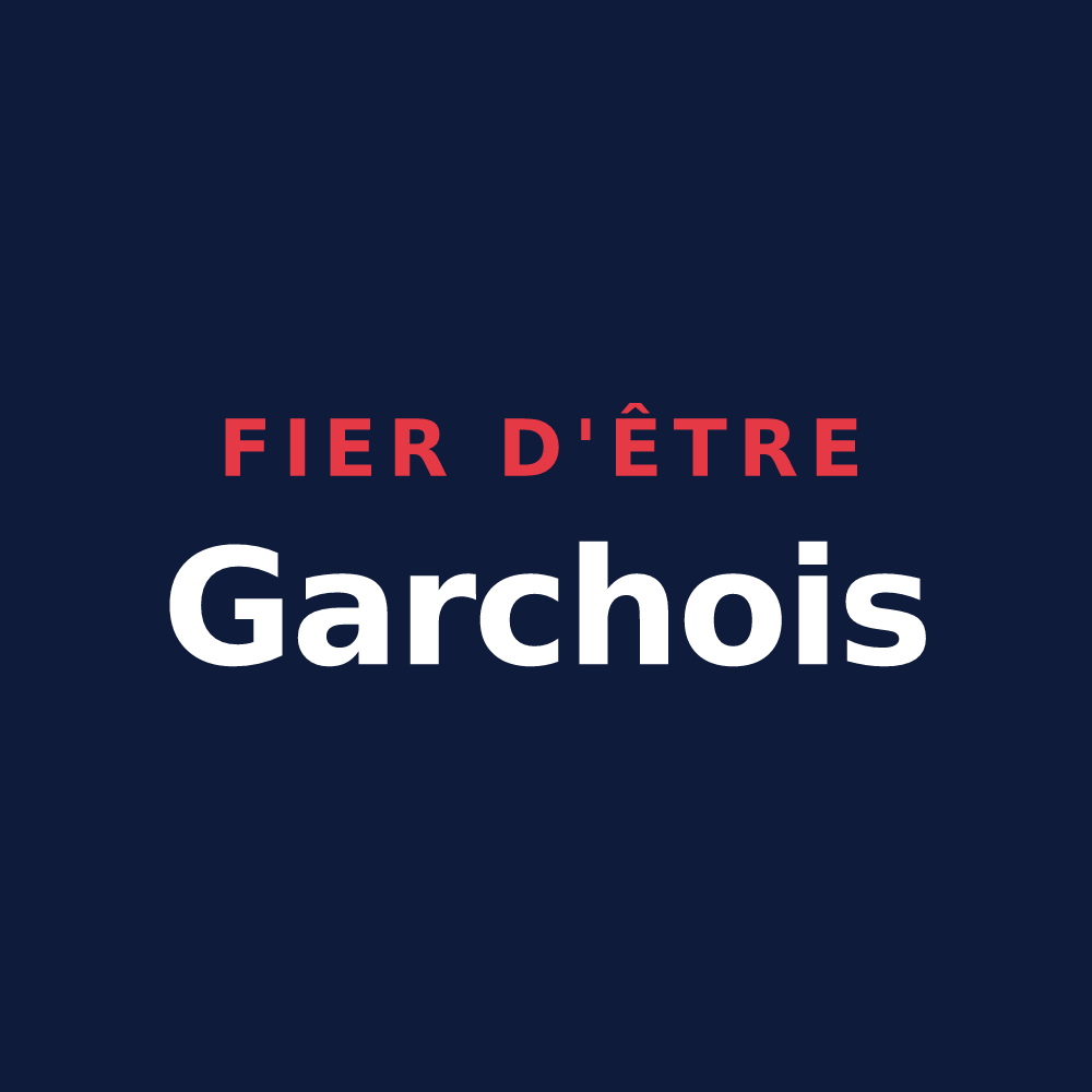 T-shirt « Fier d'être Garchois » — design pour Garches
