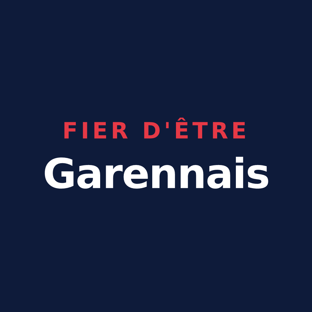 T-shirt « Fier d'être Garennais » — design pour Garennes-sur-Eure