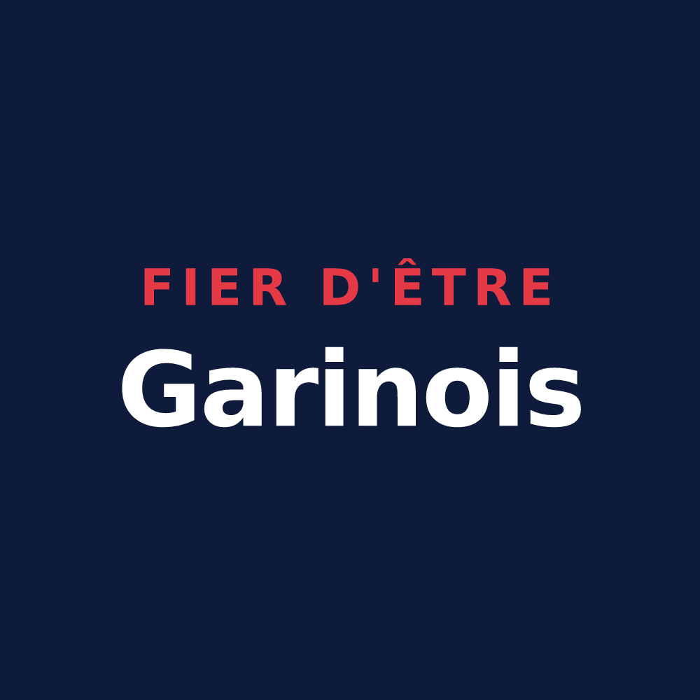 T-shirt « Fier d'être Garinois » — design pour Garin