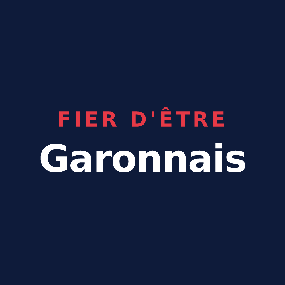 T-shirt « Fier d'être Garonnais » — design pour Garons