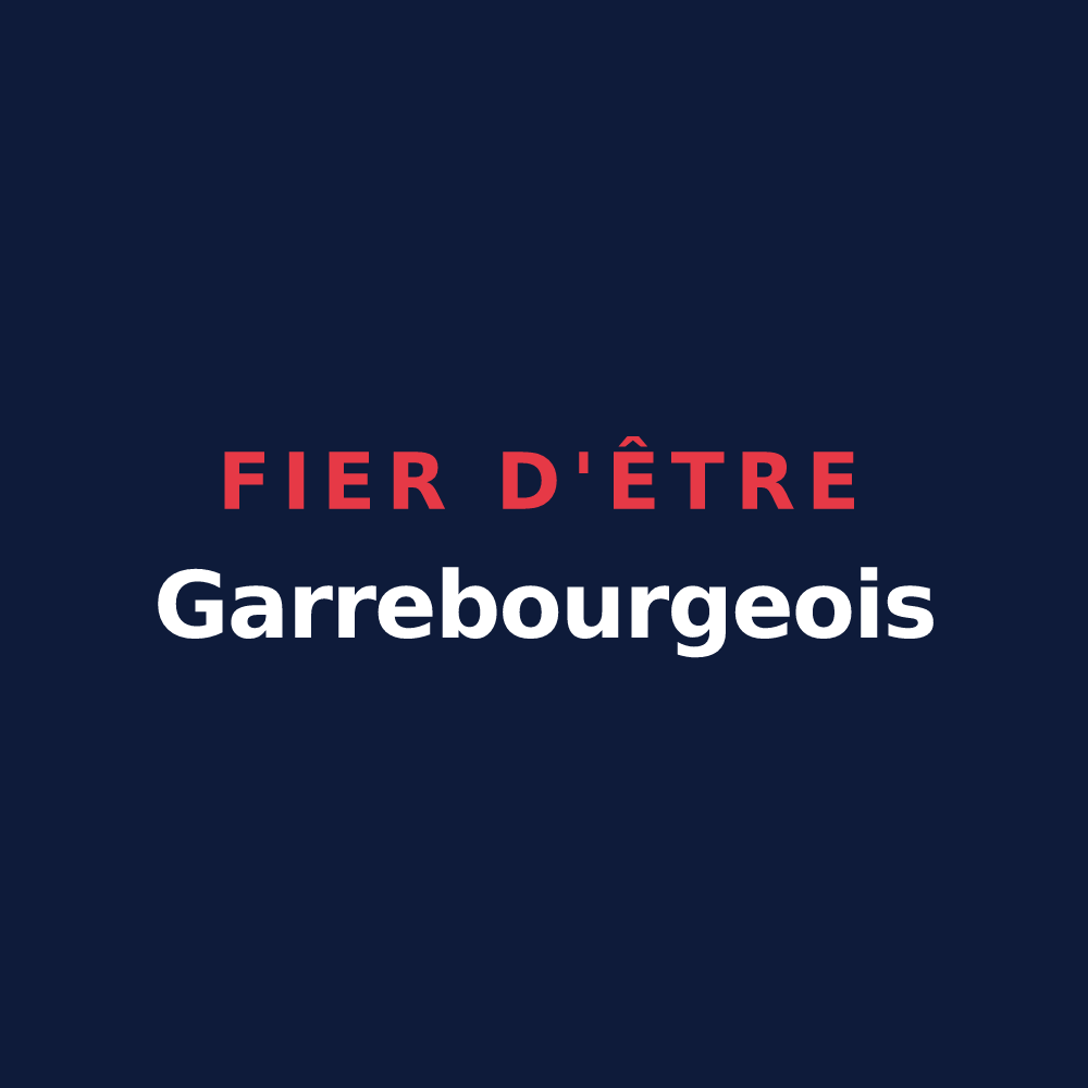 T-shirt « Fier d'être Garrebourgeois » — design pour Garrebourg