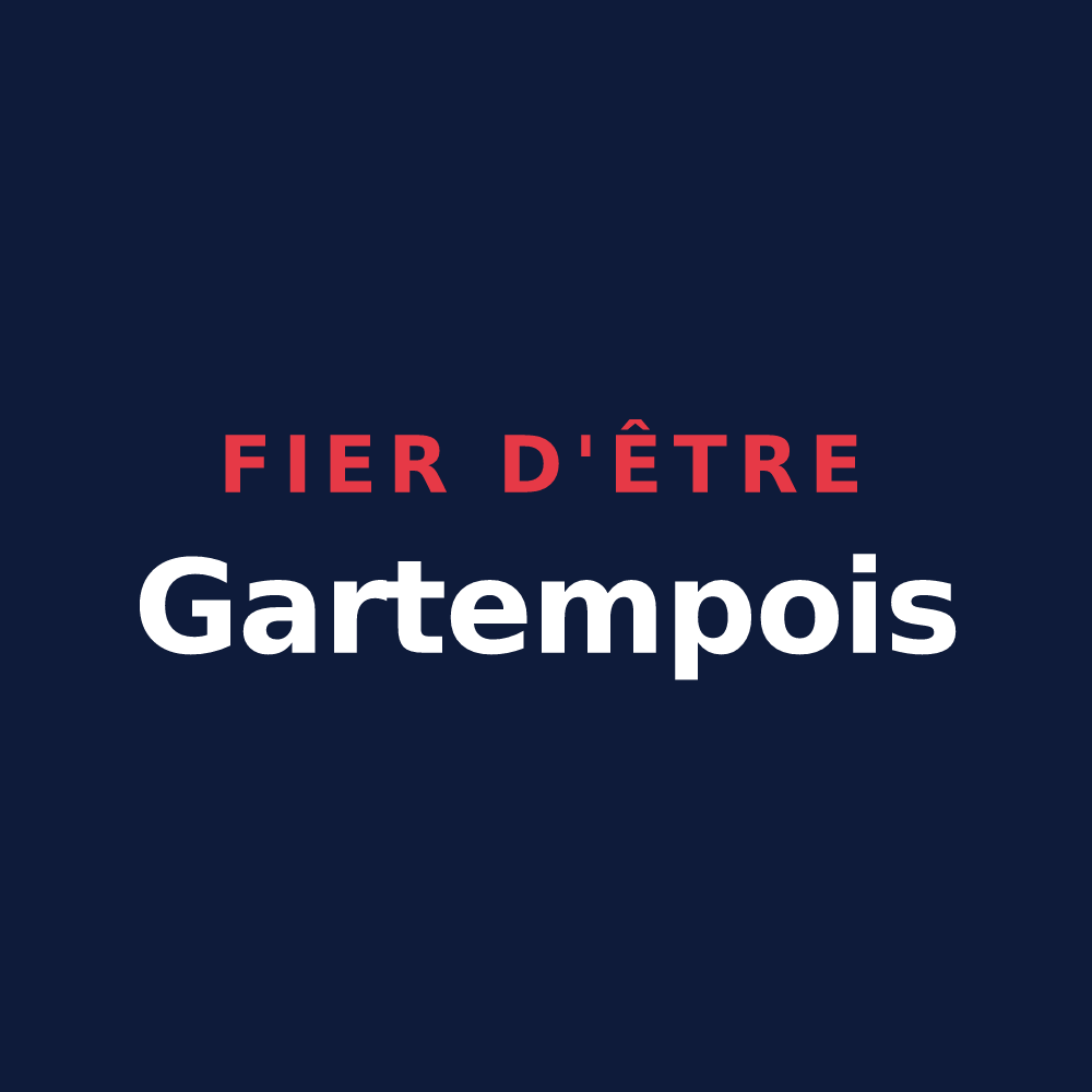 T-shirt « Fier d'être Gartempois » — design pour Gartempe