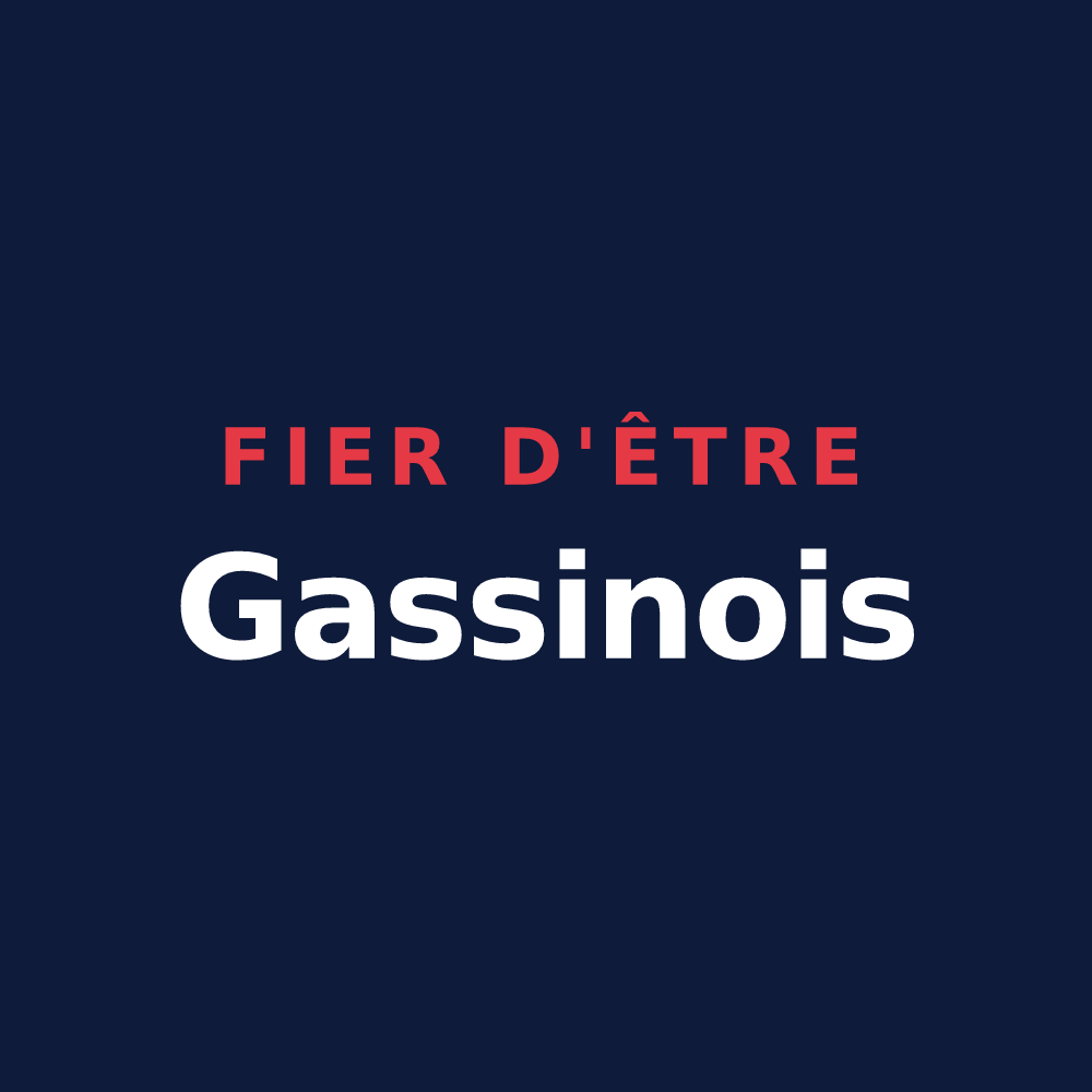 T-shirt « Fier d'être Gassinois » — design pour Gassin