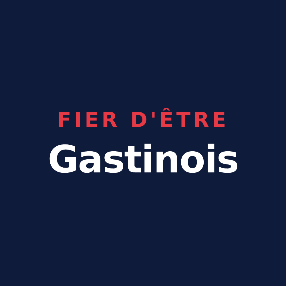 T-shirt « Fier d'être Gastinois » — design pour Gastins