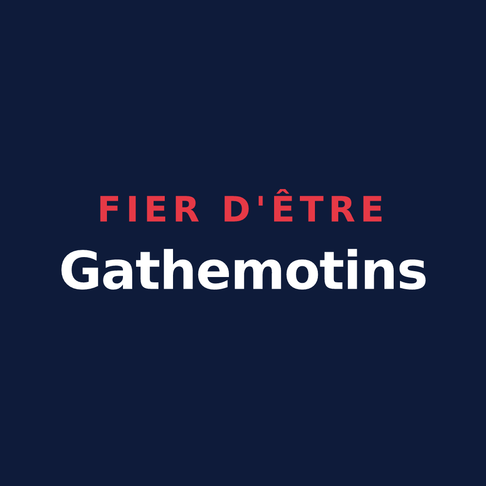 T-shirt « Fier d'être Gathemotins » — design pour Gathemo