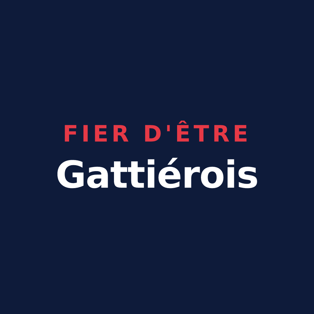 T-shirt « Fier d'être Gattiérois » — design pour Gattières