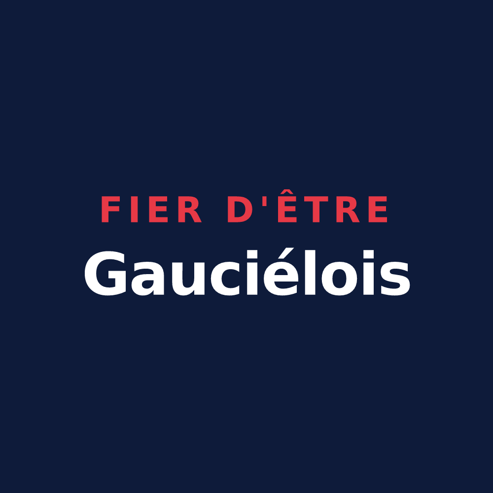 T-shirt « Fier d'être Gauciélois » — design pour Gauciel
